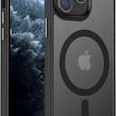 Magnetic Guardian Designed for iPhone 11 Pro Case [10FT-Grade Drop Tested & Compatible with MagSafe] Slim Translucent Matte Case for iPhone 11 Pro Phone Case (5.8"), Black
