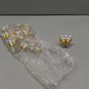 50 Pack 3ml Clear Glass Dropper Bottles with 2 Pcs Plastic Droppers, Mini Sample Dropper Bottles for Essential Oils Perfume Cosmetic Liquid, Empty Travel Sample Vials with Gold Cap