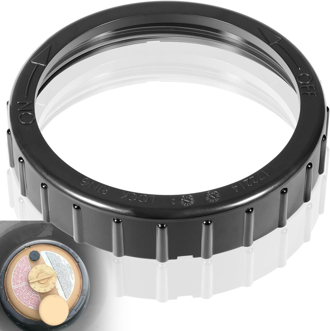 R172214 Lock Ring Replacement for Pentair Rainbow Pool System, Fits for Dynamic Series Top Load Inline Cartridge Filter; for Predator II Mini-Cellular Media Filter Systems; Automatic Feeder&Leaf Traps