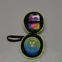 Yoyo K2 Crystal - Professional Responsive Yoyo for Kids Beginners, Dual Function Yo Yo for Adults Advanced + Extra Unresponsive Bearing + 12 Yo-yo Strings + Storage Bag + Removal Tool ( Black Green)