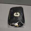 Graduation Gifts for Him - Crossbody Bag for Men, Sling Bag / Waist Pack for Travel & Sports, Initial White L, Black