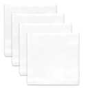 SwaddleDesigns Cotton Muslin Swaddle Blankets, Set of 4, Receiving Blankets for Baby Boys & Girls, Best Shower Gift, 46x46 inches, Pure White