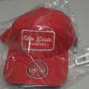 ZHATS Men's Standard NCAA Officially Licensed Fitted Hat ZH Patch Brick Team Color, Large