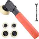 Woodworking Passive Rotary Sander - Sanding Tools Hand Held Bowl Sander with Rotatable Spindle Head 2 Inch 3 Inch Pads