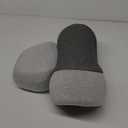 Pillow Traction Massager,3-in-1 Neck Pillow with Heat Therapy, Massage and Stretching (Light Gray)