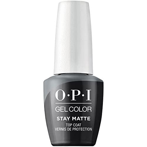 OPI GelColor Stay Matte Top Coat, Gel Nail Polish Top Coat, Matte Finish, 0.5 fl oz OPI GelColor Stay Matte Top Coat, Gel Nail Polish Top Coat, Matte Finish, 0.5 fl oz