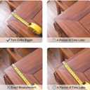 LovePads Frosted Table Cover Protector 48 x 96 Inch, 1.5mm Thick Plastic Table Cover, Table Protector for Dining Room Table, Waterproof Vinyl Tablecloth Table Pad Mat for Kitchen, Writing Desk