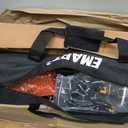 EMART Backdrop Stand, 8.5ft Height 10ft Width Adjustable Photography Background Support Poles with Heavy Duty Flat Base, Photo Metal Steel Pipe and Drape Frame Kit for Parties Birthday Wedding - Black