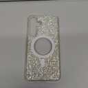 Bonoma for Samsung Galaxy S25 Plus Case, Sparkly Glitter Bling Back, Magnetic Support for MagSafe Shockproof Case, Crystal and Clear High-Duty Protection for Phone Case -Crystal