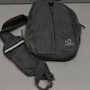 WATERFLY Crossbody Sling Backpack Sling Bag Travel Hiking Chest Bags Daypack (Dark gray)