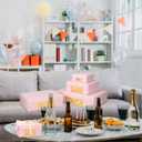 Kolldenn 5 Senses Gift Boxes for Him Her Five Senses Gift Bags Nesting Gifts Box with Lid for Valentine's Day Wedding Anniversary Birthday Party Decor for Husband Boyfriend 5.1'' to 13.8''(Pink)