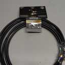 GE RG6 Coaxial Cable, 15Ft. F-Type Connectors, Quad Shielded Coax Cable, 3 GHz Digital, In-Wall Rated, Ideal for TV Antenna, DVR, VCR, Satellite, Cable Box, Home Theater, Black