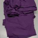 ALightweight Super Soft Breathable Wrinkle-Free Microfiber 3-Piece Bed Sheet Set with 14-Inch Deep Pockets, Twin, Plum, Solid