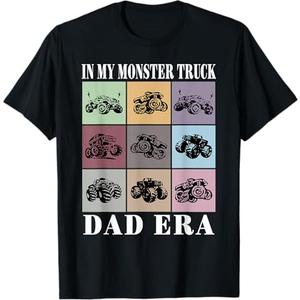 In My Monster Trucks Dad Era TShirt,small