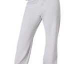 Hanes Women's EcoSmart Open Bottom Leg Sweatpants, Light Steel, Small