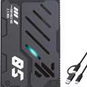 Ultra Slim Portable External Hard Drive USB 3.1 Type C HDD Storage for PC, Laptop, Mac, Xbox one, PS4, PS5 (1TB)