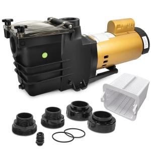 XtremepowerUS 1.5HP Swimming Pool Pump High-Flow Spa for Above In-Ground Pool 2"