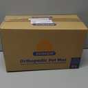 Sunheir Extra Large Orthopedic Dog Bed for Big Dogs - XL Waterproof Dog Bed with Removable Washable Cover & Anti-Slip Bottom, Crate Bed, Deluxe Plush Pet Bed Mat (Grey)