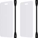 Wenqik 2 Pcs Appliance Sliders for Refrigerators Plastic Appliance Glide with Pull Strap Furniture Moving Slides for Tile Hardwood Floors Protection Glides Easily(29.92 x 8.07 Inches)