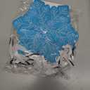 Kolldenn 12 Pcs Snowflake Party Favors Bags Glitter Small Wonderland Paper Winter Goodie Bags with Handle for Candy Treat Gift Winter Holiday Birthday Christmas Party Supplies