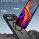 for Google Pixel 10 Case,Compatible with MagSafe Shockproof Slim Translucent Matte Anti-SlipMilitary Drop Protection for Men Women (Black)