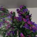 Faux Bougainvillea Artificial Flowers Plants for Outdoors Outside Decoration, 2pcs Fake Flowers Silk Long Trailing Vines UV Resistant Realistic for Front Door Porch Planter Urn Patio Balcony Yard, Mix (Dark Purple + Fuchsia)