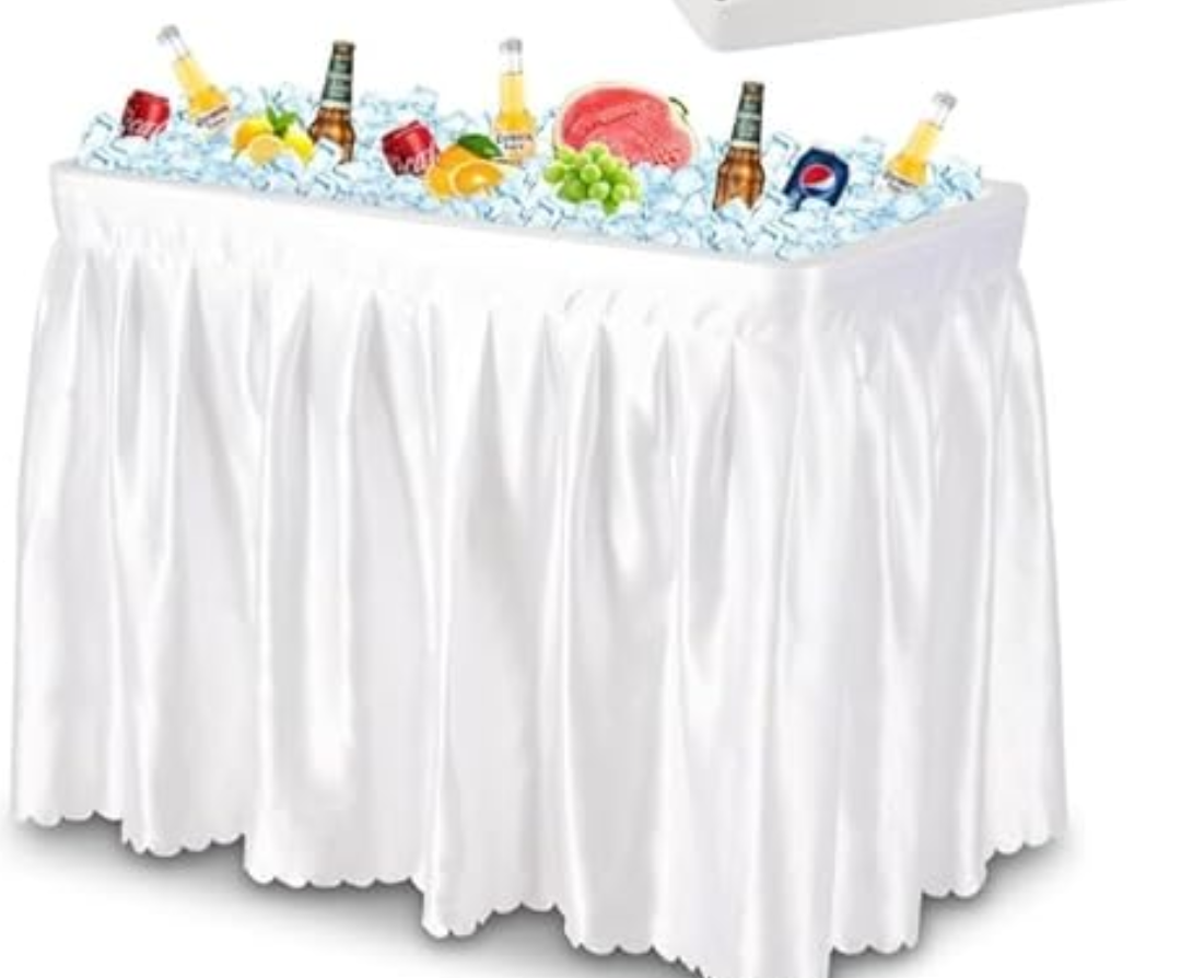 Cover For HiEthan 4FT Folding Ice Cooler Table White