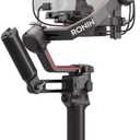 DJI RS 3 Pro Combo, 3-Axis Gimbal Stabilizer for DSLR and Cinema Cameras Canon/Sony/Panasonic/Nikon/Fujifilm/BMPCC, Automated Axis Locks, Carbon Fiber Arms, Includes Ronin Image Transmitter, Black