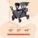 Baby Trend Expedition 2-in-1 Stroller Wagon Plus, Ultra Grey