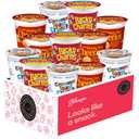 Cereal Cups Variety Pack, Single Serve Individual Breakfast Cereal, 12 Pack | Honey Nut Cheerios, Lucky Charms, Cinnamon Toast Crunch, Single-Serve Portions, On-The-Go Breakfast, Care Package, Gift Box (EXP 08/01/27)