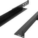 Tecmojo 1U Universal Rack Mount Rails,4-Post Server Rack Shelf Rail with 20.9"-32" Adjustable Depth Fit for Non-Rack Mountable Server/Networking/AV/IT Equipment