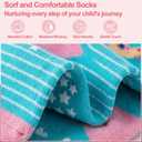 GRPSKCOS Toddler Socks 12 Pairs Non Slip Girls Sock Kids Ankle Socks with Grippers for 1-7 Years Children
