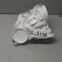 AOZITA 24 PACK, WIDE Mouth Mason Jar Lids for Ball, Kerr and More - White Plastic Storage Caps for Canning Jars - Leak-Proof & Anti-Scratch Resistant Surface