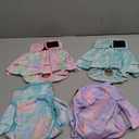 Washable Female Dog Diapers Skirt(4 Pack) - Reusable Doggie Diapers with Adjustable Snaps, High Absorbency Leak-Proof Puppy Diapers for Female Dog in Heat, Period, Incontinence XL (Flowers)