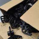 50 Pack Plastic Snow Guards for Standing Seam Metal Roofs Snow Guard Ice Stops Break- Avalanche Prevention (Includes Set Screws)