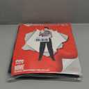 French Clown Mens Fancy Dress Mime Street Artist Circus Carnival Adult Costume, XL