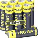 PILOCEL AA Batteries 8 Pack on Clearcance, 1.5V Alkaline Double A Battery, LR6 Battery High Capacity Long-Lasting Duarable 10 Year Self-Life for TV Remotes, Mouse, Clock, Door Lock