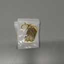 3 x A-Z Stainless Steel Letter Keychain - Alphabet Initial Key Ring for Men Women, Purse or Car Charm