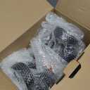 UME 2-Packs 2500 Lumen 32 Watt 28 LED Dual-Head Floodlight Outdoor, Full Metal Design, Waterproof Exterior Security Wall Light 5000K for Patio, Garden, Yard-Black