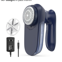 BEAUTURAL Sweater Fabric Shaver Home-Edition, Powerful & Efficient Lint Remover for Clothes and Furniture, AC Adapter or Battery Powered Pill Fuzz Remover, Special for Your Family Ultramarine