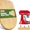 Bamboo Mixer Slider Compatible With Kitchenaid Stand Mixer,Easy-To-Move, Countertop-Protecting Mixer Accessories (4.5-5Quart)