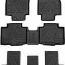 All Weather Floor Mats TPE Liners for 2020-2026 Toyota Highlander 7-Seater