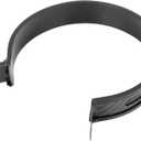 F FIERCE CYCLE 94mm 3.7" Motorcycle Exhaust Band Joint Clamp Muffler Pipe Stainless Steel Black