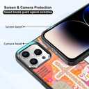 Classic Religious Sayings Christian Phone Case Fit for iPhone 14 Pro  TPU Orange Aesthetic Cross God Jesus Phone Cover Gift for Boy Girl Men Women