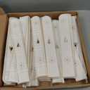 Christmas Tree Fence, 28-pcs Thicker Hose Clips Gate for Toddlers, White Gate Suitable for Christmas Trees Wedding Parties Indoor Garden Borders Lawns