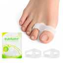 Toe Separators Bunion Corrector - 8 Pack Big Toe Spacers with Aloe Vera Extract, Suitable for Bunion and Overlapping Toes, Reduce Foot Pain(Clear)