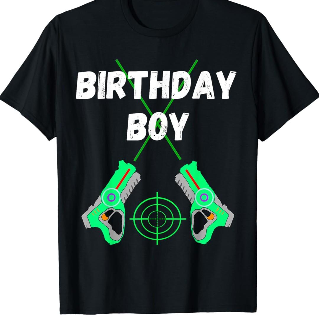 Laser Tag Birthday Boy Party Laser Tag Player Birthday T-Shirt
 1 sustainability feature