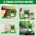 2 x JoycuFF Best Friend Friendship Gifts for Women Mini Funny Frog Birthday Gifts for Women Friendship Gift Positive Crochet Animal Emotional Support Handmade Crochet Frog