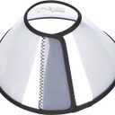 Dog Cone Collar Adjustable Elizabethan Neck Collar Soft Comfortable Pet Recovery Collar for Large Medium Small Dogs Cats