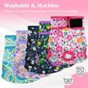 5 Pack Reusable Diapers for Doggie, Highly Absorbent Dog Diapers Female for Pet with Incontinence or Frequent Urination, XX-Large Dog Diapers Female, Flowers
